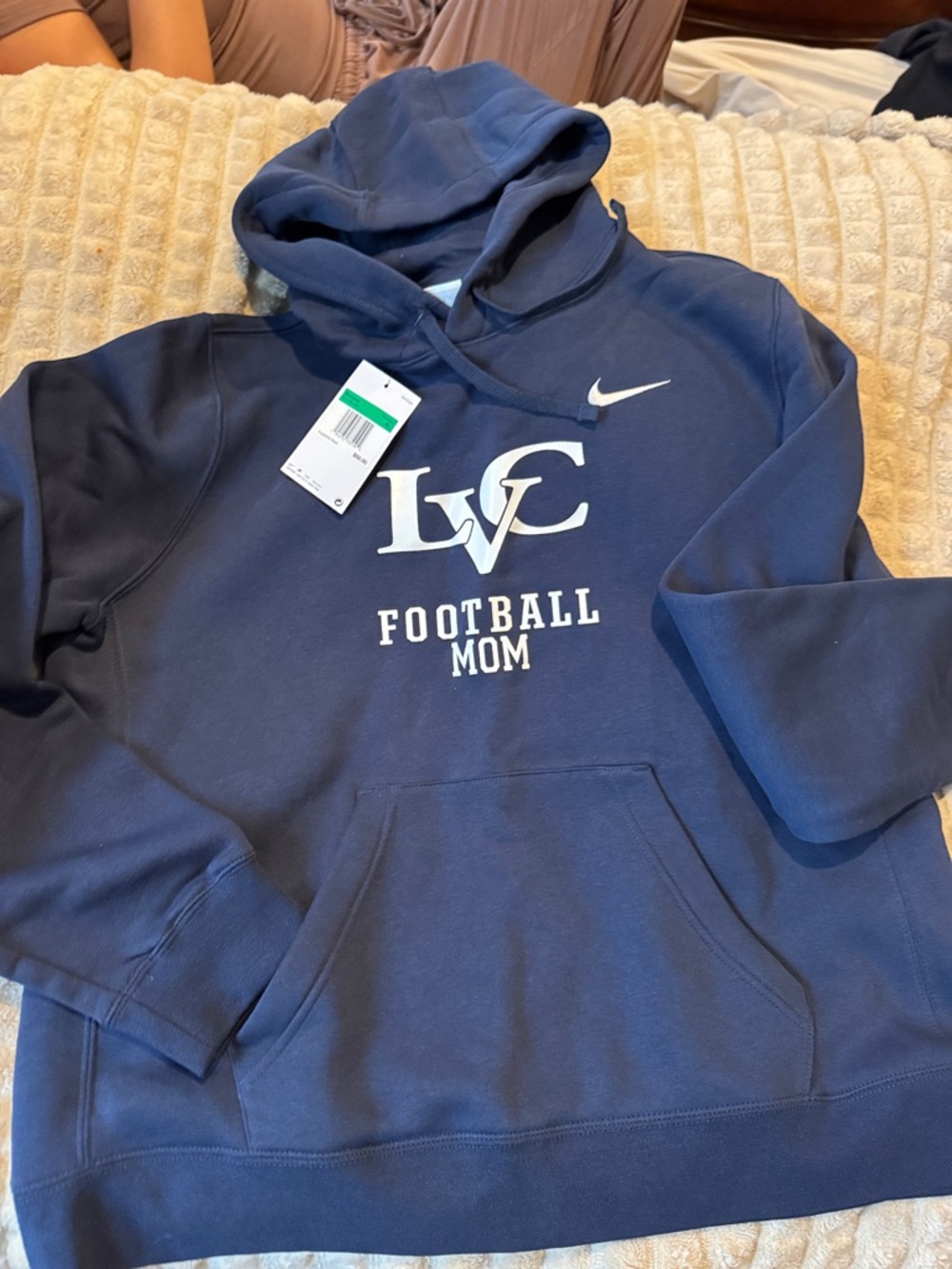 Nike  "LVC Football Mom" Pullover Hoodie Lebanon Valley College